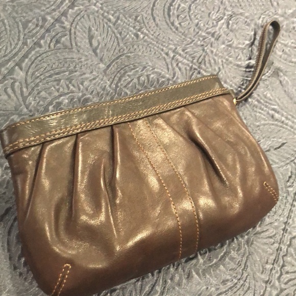 COACH coach purse wristlet wallet bag wristlet/clutch Y2K‎ brown - Picture 1 of 13